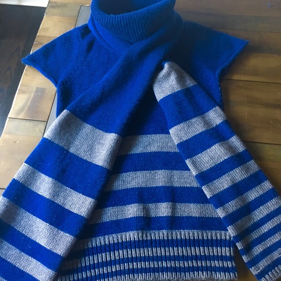BCBG angora and wool sweater and scarf - Picture 1 of 10